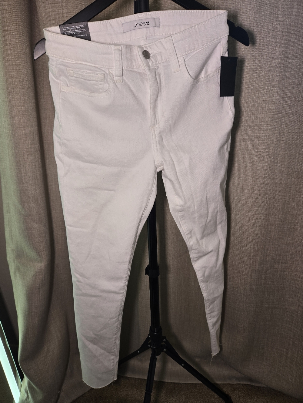 Joe's Jeans White Skinny Ankle Jeans